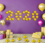 Star aluminum foil balloon birthday party decoration - Image 6