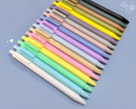 Retractable pastel Gel Ink pen, shuttle art - Image 2
