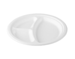 9 Inches Biodegradable Disposable 3 Compartments Plate - Image 3
