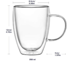double glass coffee cup - Image 3