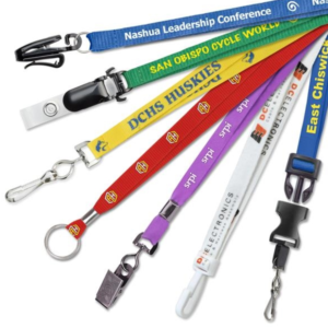 Custom Flat Ribbed Polyester Lanyards