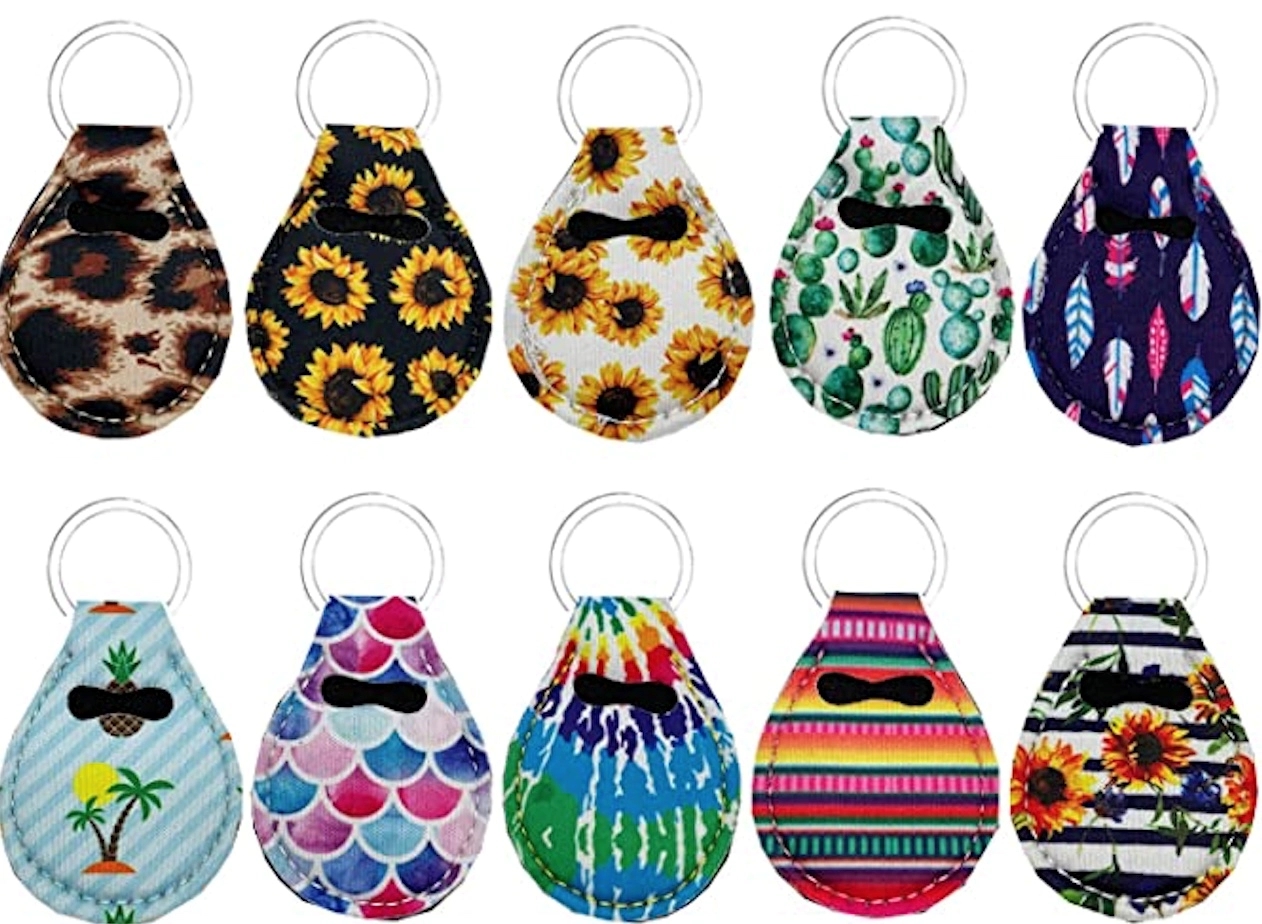 301983319.jpg Neoprene Coin Key Chain - Image 1