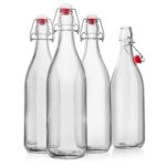 Glass Bottle with Stopper Caps