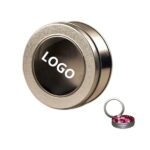 Round Metal Tin with view Window Lid