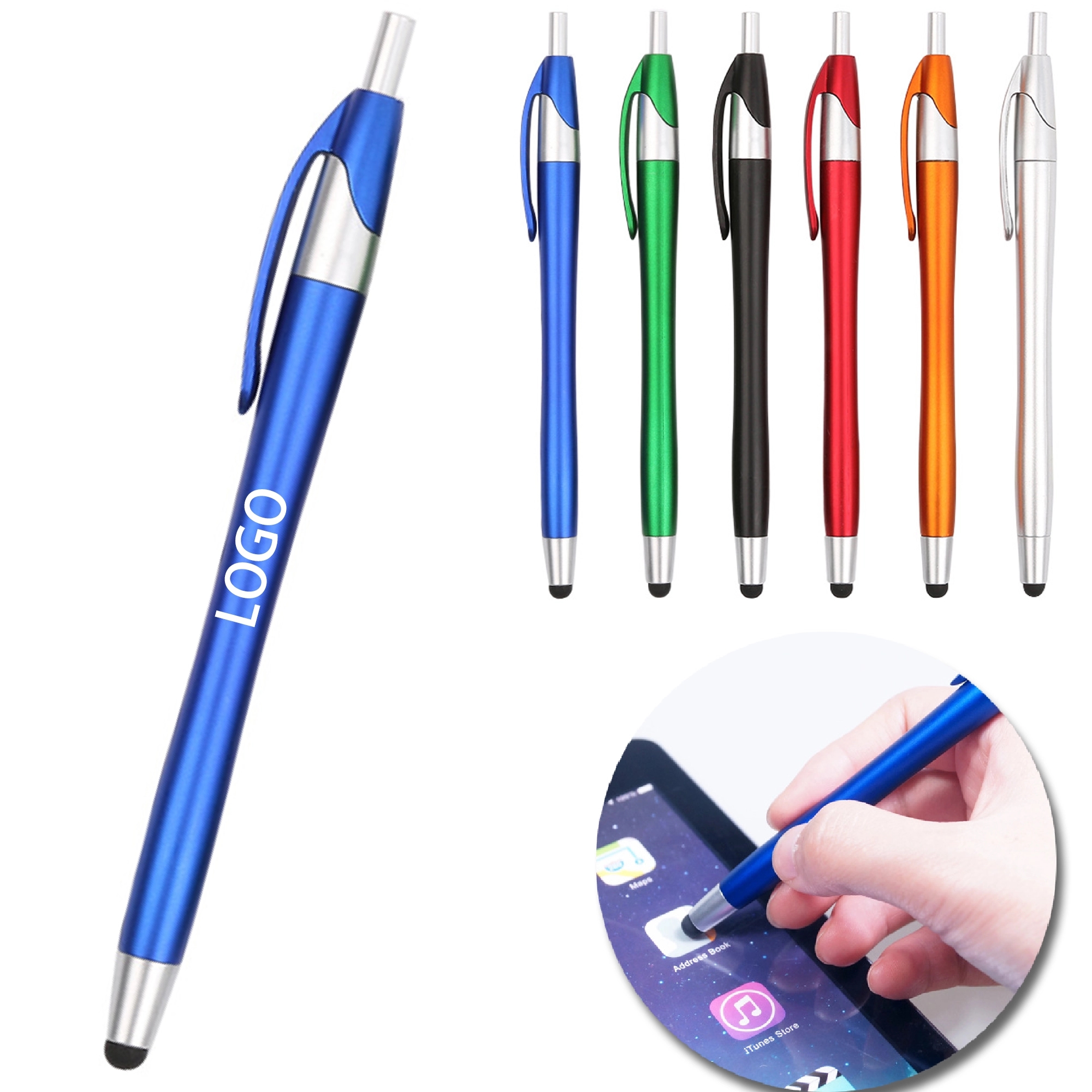 304538670.jpg Click Stylus Ballpoint Pen - Image 1