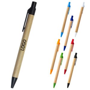 Enverimental Kraft Paper Press Ball Point Pen