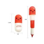Pill Shaped Capsule Ballpoint Pens - Image 2