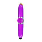LED Flashlight Stylus Spinning Ballpoint Pen - Image 2