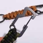 Braided Paracord Keychain Clip - Image 3