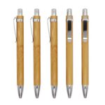 Bamboo Wooden Ballpoint Pen - Image 3