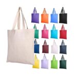 Natural Cotton Canvas Tote Bag