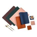 Waterproof Oil-proof Leather Sector Placemat - Image 4