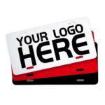 Full Color Printing 0.35'' Universal License Plate Frame Ins