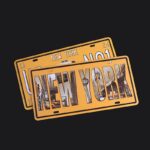 Full Color Dye Sublimated Embossed Aluminum License Plate - Image 3