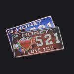 Full Color Dye Sublimated Embossed Aluminum License Plate - Image 4
