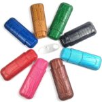 Portable Genuine Leather Cigar Case - Image 2