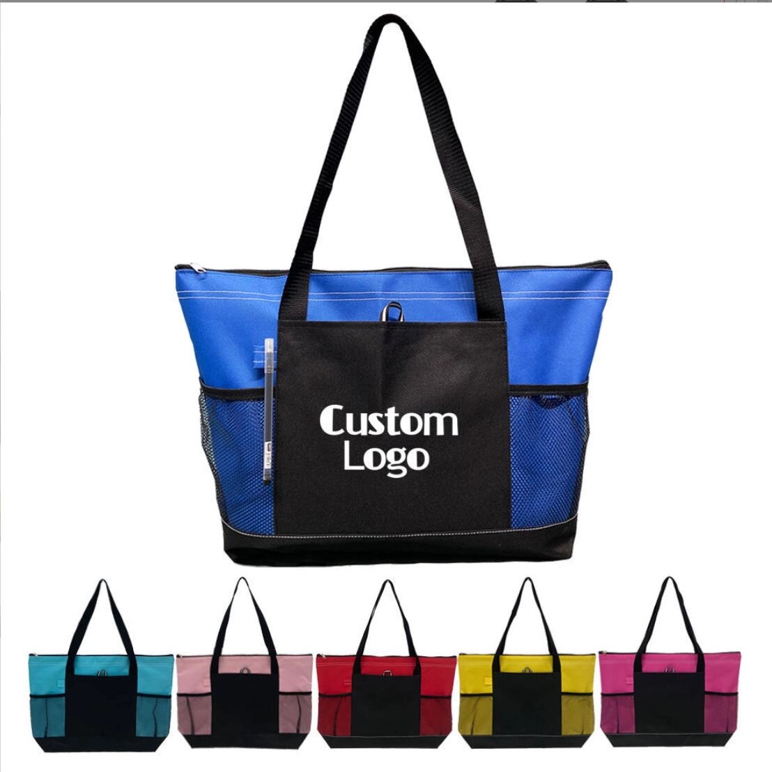 308464283.jpg Zippered Tote Bag - Image 1