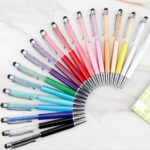 Crystal Ballpoint Pens with Stylus Tip - Image 2