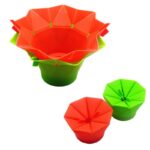 Microwave Silicone Foldable Popcorn Bucket Bowl - Image 2