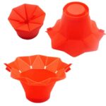 Microwave Silicone Foldable Popcorn Bucket Bowl - Image 4