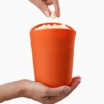 Microwave Silicone Foldable Popcorn Bucket Bowl - Image 2