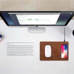 Leather Qi Wireless Charging Pad Mouse Mat - Image 4