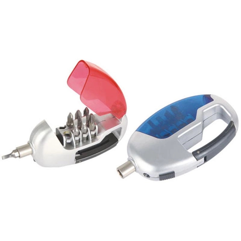 308760689.jpg Carabiner Screwdriver Kit Set w/ LED FlashLight - Image 1