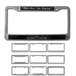 Custom Shaped Aluminum Alloy 3-D License Plate Frames - Image 2