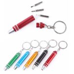 3 Bit Metal Screwdriver Tool Kit With Keychain