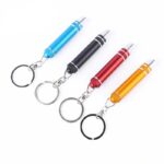 3 Bit Metal Screwdriver Tool Kit With Keychain - Image 2