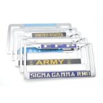 Custom Shaped 3-D Zinc Metal License Plate Frames - Image 2