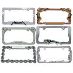 Custom Shaped 3-D Zinc Metal License Plate Frames - Image 5