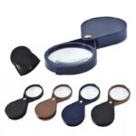 Pocket PU Leather Foldable Magnifier - Image 2