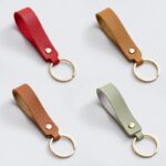 Leather Riveted Keychain - Image 2