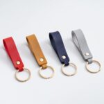 Leather Riveted Keychain - Image 3