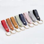 Leather Riveted Keychain - Image 4