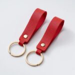 Leather Riveted Keychain - Image 5