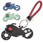 Moto-shaped Wrench Set Tool Card With LED