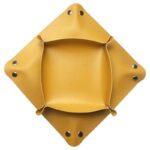 Leather Storage Basket Tray - Image 6
