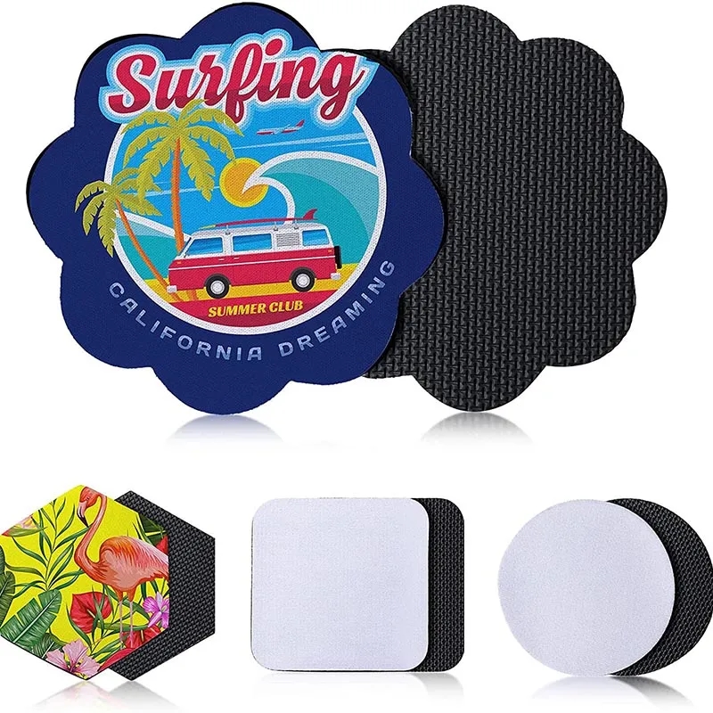 309002203.jpg Soft Skid Resistant Neoprene Coaster - Image 1