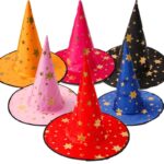 Black Halloween Witch Hat Party Cap - Image 3