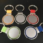Circular Metal Spinner Key Tag - Image 2