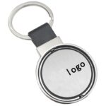 Circular Metal Spinner Key Tag - Image 3