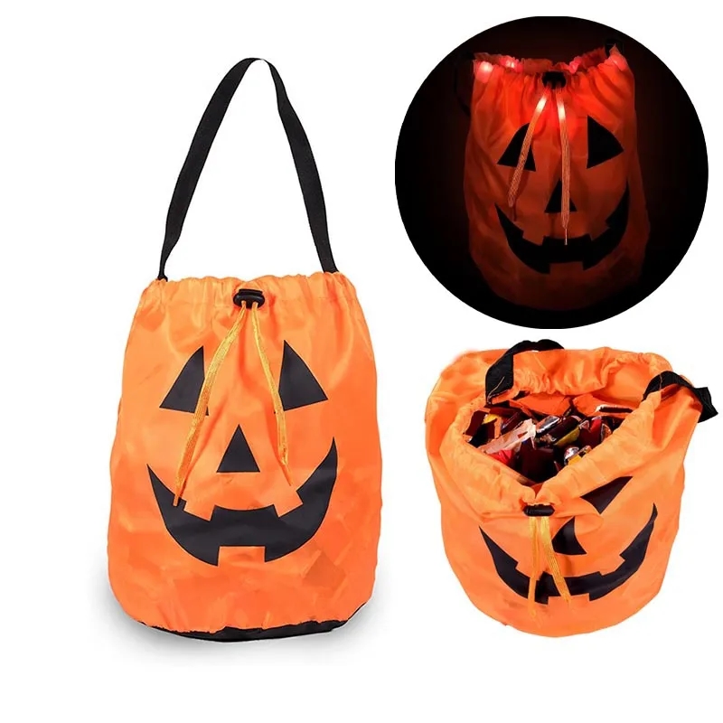 309152744.jpg LED Pumpkin Drawstring Bag - Image 1