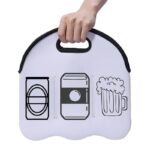 Six Pack Bottle Can Tote Bag Cooler - Image 3