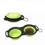 Portable Collapsible Dog Double Bowls - Image 2