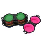 Portable Collapsible Dog Double Bowls - Image 3