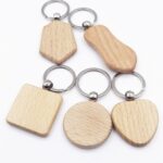 Wood keyring keychain key tag - Image 3
