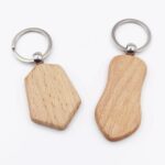 Wood keyring keychain key tag - Image 4
