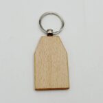 Wood keyring keychain key tag - Image 8